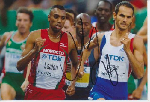 Mehdi Baala  Frankreich  Leichtathletik Autogramm Foto original signiert 