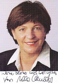 Ursula Schmidt   Politik Autogrammkarte  original signiert 