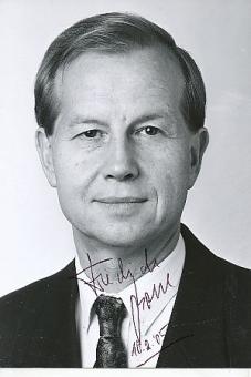 Friedrich Bohl  Politik Autogramm Foto original signiert 