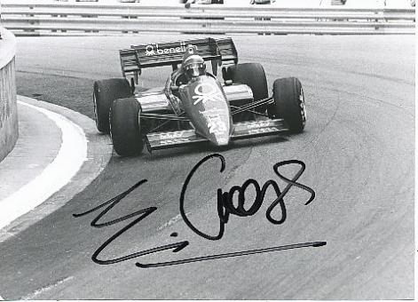 Eddie Cheever  USA   Formel 1  Auto Motorsport  Autogramm Foto original signiert 