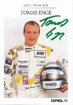 Tomas Enge  Opel  Auto Motorsport  Autogrammkarte  original signiert 