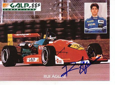Rui Aguas  Portugal  Auto Motorsport  Autogrammkarte  original signiert 