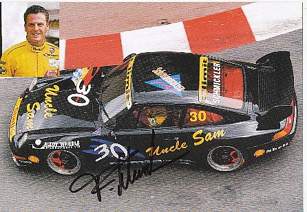Frank Schmickler  Auto Motorsport  Autogrammkarte  original signiert 