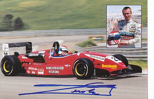 Bas Leinders  Auto Motorsport  Autogrammkarte  original signiert 
