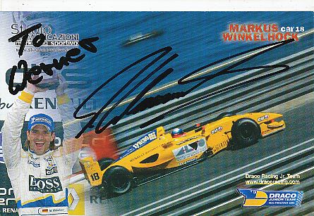 Markus Winkelhock  Auto Motorsport  Autogrammkarte  original signiert 