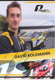 David Kolkmann   Auto Motorsport  Autogrammkarte  original signiert 