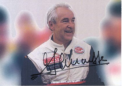 Gerard Larrousse  Auto Motorsport  Autogrammkarte  original signiert 