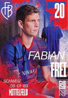 Fabian Frei  FC Basel  2021/2022  Fußball Autogrammkarte  original signiert 