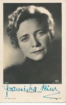 Franziska Kinz † 1980 Film & TV  Autogrammkarte original signiert 
