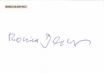 Monica Bleibtreu  † 2009   Film & TV Autogramm Karte original signiert 
