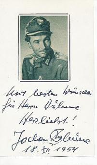 Jochen Blume † 1980   Film & TV Autogramm Karte original signiert 
