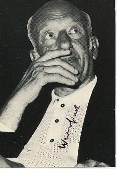Werner Finck  † 1978  Film & TV  Autogrammkarte original signiert 