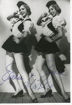 Alice & Ellen Kessler  TV  Autogramm Foto original signiert 
