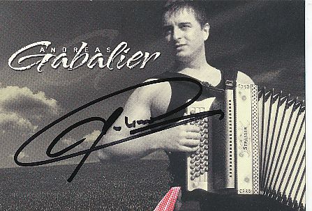 Andreas Gabalier  Musik  Autogrammkarte original signiert 