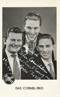 Das Cornel Trio  Musik  Autogrammkarte original signiert 