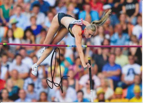 Lisa Ryzih  Deutschland Leichtathletik Autogramm 13x18 cm Foto original signiert 
