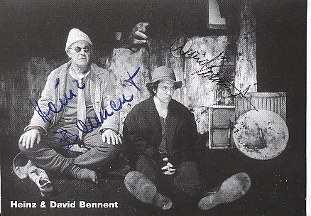 David & Martin Benrath † 2000  Film & TV  Autogrammkarte original signiert 
