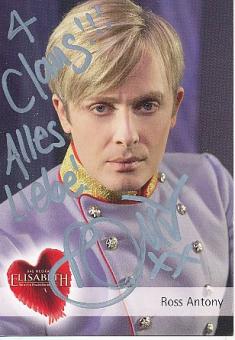 Ross Antony  Elisabeth Musical  Autogrammkarte original signiert 