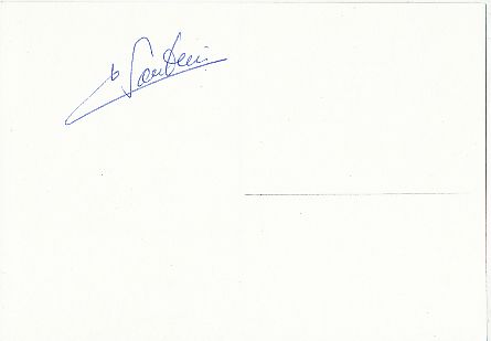 Jacques Santini  AS Saint Etienne   Fußball Autogramm Karte  original signiert 