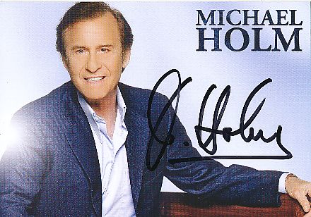 Michael Holm  Musik  Autogrammkarte original signiert 