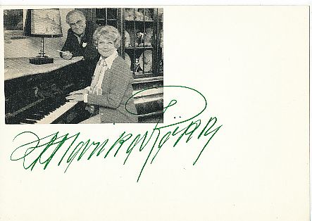 Marika Rökk † 2004   Film & TV Autogramm Karte original signiert 
