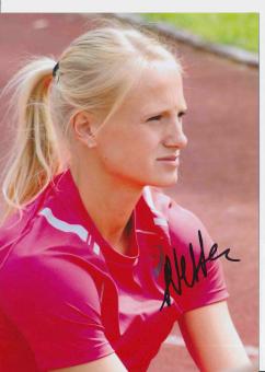 Anouk Vetter  Holland  Leichtathletik Autogramm 13x18 cm Foto original signiert 