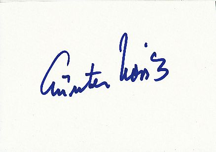 Günter Noris † 2007  Musik  Autogramm Karte original signiert 