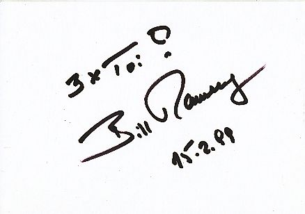 Bill Ramsey † 2021  Musik  Autogramm Karte original signiert 