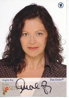 Angela Roy  Rote Rosen  ARD Serien  TV  Autogrammkarte original signiert 