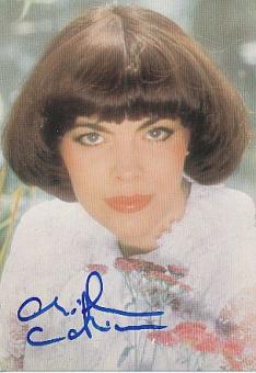 Mireille Mathieu   Musik  Autogrammkarte original signiert 