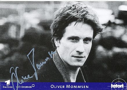 Oliver Mommsen  Tatort  Film &  TV  Autogrammkarte original signiert 