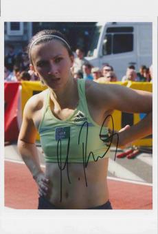 Monika Pyrek  Polen  Leichtathletik Autogramm 13x18 cm Foto original signiert 