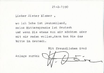 Hubert Deuringer † 2014  Musik  Autogramm Karte original signiert 