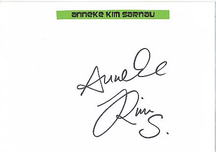 Anneke Kim Sarnau   Film & TV Autogramm Karte original signiert 
