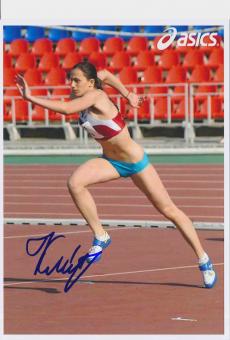Mariya Kuchina  Rußland  Leichtathletik Autogramm 13x18 cm Foto original signiert 