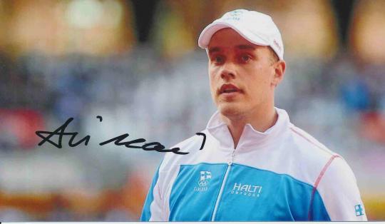 Ari Mannio  Finnland  Leichtathletik Autogramm 10x17 cm Foto original signiert 