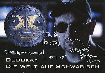 Dominik „Dodokay“ Kuhn   Comedian  TV  Autogrammkarte original signiert 