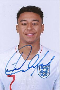 Jesse Lingard  England  Fußball Autogramm Foto original signiert 