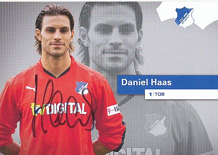 Daniel Haas  2008/2009  TSG Hoffenheim  Fußball  Autogrammkarte original signiert 