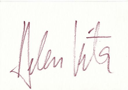 Helen Vita † 2001  Film &  TV Autogramm Karte original signiert 