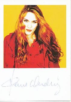 Juliane Werding  Musik  Autogrammkarte original signiert 
