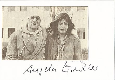 Angela Winkler   Film &  TV Autogramm Karte original signiert 