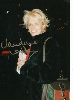 Claudine Wilde  Film &  TV Autogramm Großfoto original signiert 