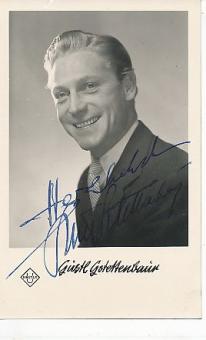 Gustl Gstettenbaur † 1996  Film &  TV   Autogrammkarte original signiert 