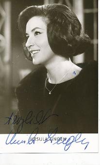 Ursula Lingen † 2014  Film &  TV   Autogrammkarte original signiert 
