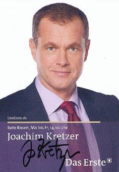 Joachim Kretzer  Rote Rosen  ARD  Serien   Film &  TV  Autogrammkarte original signiert 