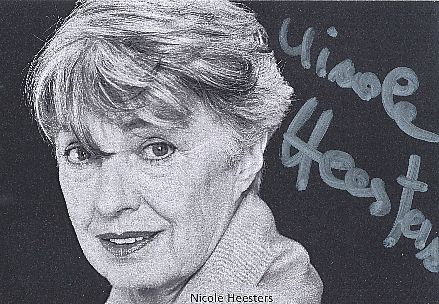 Nicole Heesters   Film &  TV  Autogrammkarte original signiert 