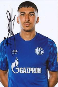 Nassim Boujellab   FC Schalke 04  Fußball Autogramm Foto original signiert 