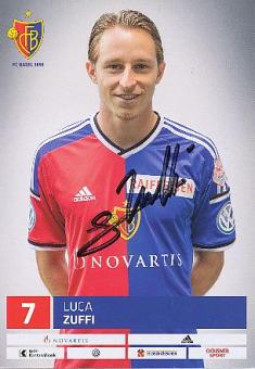 Luca Zuffi  FC Basel  Fußball Autogrammkarte original signiert 