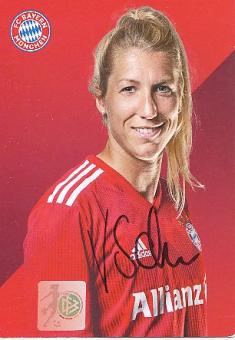 Verena Schweers  FC Bayern München Frauen  Fußball Autogrammkarte original signiert 